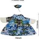 Porch Goose Outfit for 23" Porch Goose, Summer Beach Goose Outfits with Hat Garden Porch Goose Clothes for Garden Lawn Yard Decoration (Beach