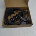 12" Selfie Ring Light with 63" Tripod Stand/Phone Holder, QEUOOIY 20W LED Circle Lights Dimmable 3000-6500K with Remote Control and Built-in Rechargeable Battery for Vlog, Makeup, YouTube, Camera