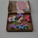Remuuly 88 Pcs 12 Sets Unicorn Party Favor for Girls Mini Unicorns Stuffed Animals Bulk Plush Keychains Gift Box Bracelet Sticker for Goodie Bag Birthday Students