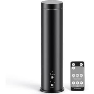 Waterless Essential Oil Diffuser Large Room Scent Diffuser for Home, Office, Hotel and Spas - Aromatherapy Diffuser Fragrance Oil Machine, Remote Control, Timer, Black