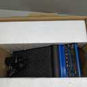 LifePro VibraFlow Foot Massager for Neuropathy - Relaxing Calf and Foot Therapy with Heat Option for Maximum Soothing Relief - Massager for Blood Circulation and Revitalization (Blue)