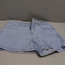 VIPONES Jeans Shorts Womens High Waisted Stretchy Sexy Butt-Lifting Hot Denim Shorts (XX-Large, Blue)