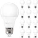 12 Pack A19 LED Light Bulbs, 40 Watt Equivalent Neutral White 4000K with E26 Medium Base, Efficient 5W, 450 Lumens Non-Dimmable LED Bulbs, ETL/UL Listed, Energy Efficient for Bedroom Home Office