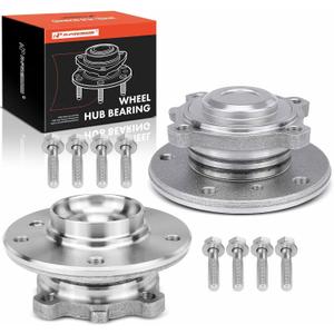 A-Premium 2 x Front Wheel Bearing and Hub Assembly with 8 Bolts Compatible with BMW RWD Model - 2006-2016 - 323i 325Ci 325i 328i 330Ci 330i 335d 335i 335is & X1 & 128i 135i 135is & Z4