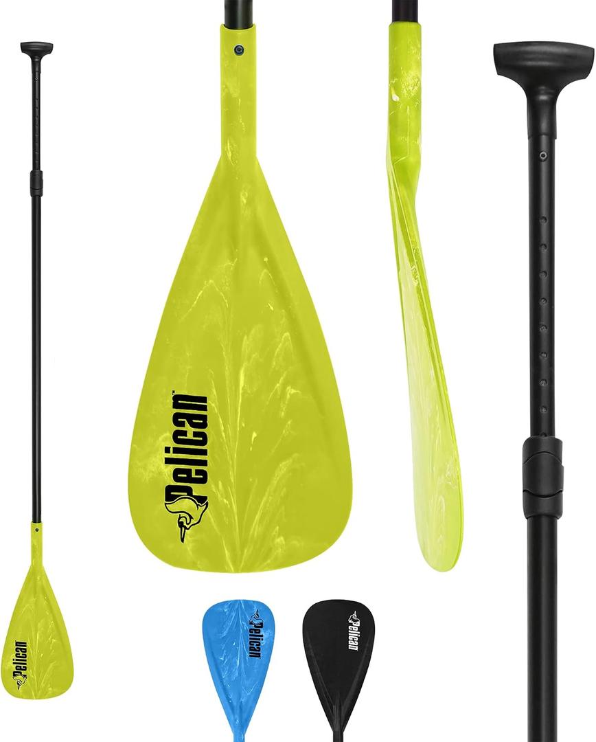 Pelican Sport - Vortex Adjustable SUP Paddle 70 to 87 in PS1113-1 - Stand Up Paddle Board Fiberglass Reinforced Blades