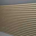 4-Piece Wood Slat Wall Panel for Interior Wall Decor Noise Cancelling 47.2" x 23.6" Peel and Stick Acoustic Decorative 3D Sound Absorbing Wall Paneling, Natural Oak, 4pcs - 47.2" x 23.6"