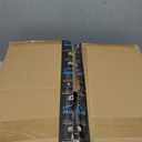 HHR 8-Light Black Lantern Tiered Pendant Light Fixtures, 32" H Foyer Lighting Fixtures, Farmhouse Chandelier for Dining Room Kitchen Island Foyer Entryway Living Room