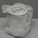 Sekaer Small Electric Tea Kettle Stainless Steel 0.8L Portable Travel Hot Water Boiler, Mini Electric Coffee Kettle with Auto Shut-Off & Boil Dry Protection, Cordless Base & White