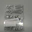HELIFOUNER 100 Pieces M6 x 10mm /12mm /16mm /20mm /25mm /30mm /35mm, Phillips Pan Head Machine Screws, Metric Screws Bolts Washers Nuts Kit, 304 Stainless Steel