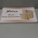 Wood Collapsible Homemade Household Noodle Dryer Rack Hanging Pasta Drying Rack for Home Kitchen (Light Brown)