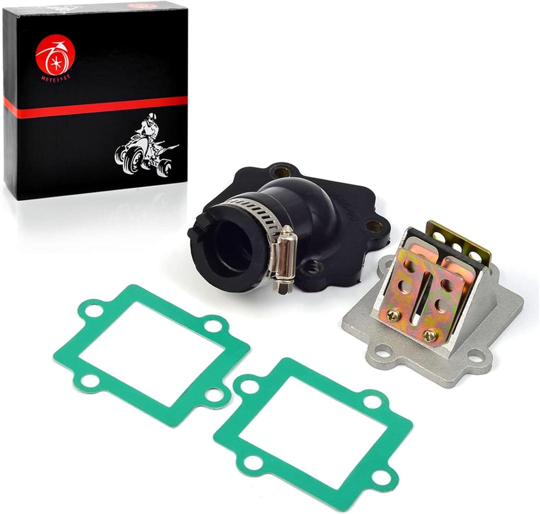 Intake Manifold Boot Intake Reed Valve & Gasket For Polaris Predator 50 90 2003-2006 Sportsman 90 2001-2006 Scrambler 50 90 2001-2003 0450065 0450063 0450062