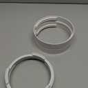 DECOHS 5.9 Inch Portable Air Conditioner Exhaust Hose Coupler Mobile Air Conditioning Accessories for AC Exhaust Hose Coupler Extension (White Circular)