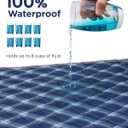 Non-Slip Bed Pads for Incontinence Washable (36" x 72"|1 Pack), Navy Blue Grid, Waterproof Bed Pads, Bed Wetting Pads for Bed, Sofa, Floor, Resuable Underpads for Adults, Seniors, Pet