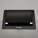 Weather Station Wireless Indoor Outdoor, Digital Thermometer with Remote Sensor, 7.5'' HD VA Display Home Weather Stations, Accurate Temperature Humidity Gauge with Weather Forecast, Atomic Clock (Black)