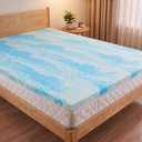 2 Inch Mattress Toppers Memory Foam Cooling Gel Infused for Enhanced Comfort, Breathable Bed Topper Pad with Support for Sleeper Sofa Couch RV Camper, Queen
