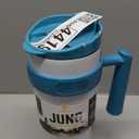 Manna Juno Tumbler Cup Mug 40 oz Light Green Speckle Straw Lid Stainless Steel, Missing Straw