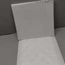 BXI Double Noise Blocker Pipe Sound Proof Foam, 39.4 X 13.4 X 0.3 inch Acoustic Foam Rubber Sound Deadening Material, Sound Dampening Acoustic Panels for HVAC, Machine, Window, Wall, Door (Pure White)