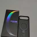 TORRAS Q3 Spin for iPhone Air Case, Patented 360 Magnetic Stand, Fit for MagSafe, Built-in Ring Holder Kickstand, Rugged Military-Grade Protective Case for iPhone 17 Air, Camera Control Button, Black