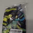 CHICGAL 2 Pieces Women Beach Sarong Bathing Suit Wrap Skirt Sheer Bikini Swimsuit Cover Ups for Swimwear (Black and Yellow Blue Leaf)