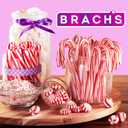Brach's Bobs Sweet Stripes Soft Peppermint Candy, Individually Wrapped Pieces, 3.9 lb Tub (350 Count)