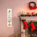 Elf Quote, Christmas Canvas Banner, Christmas Door Hanger Decoration, Canvas Porch Banners For Indoor Outdoor, Xmas Rustic Home Wall Decor, Elf Sign, Farmhouse Wall Hanging Banner 7.831.5 Inches (Style 21)