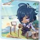 3 x GENSHIN IMPACT Offline Store Series Chibi Acrylic Ornament - Kaeya