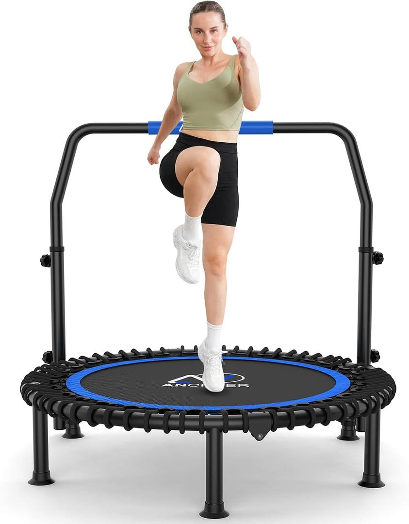 ANCHEER 40" Mini Rebounder Trampoline for Adults,Bungee Rebounder Indoor