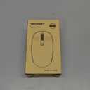 TECKNET Wireless Mouse, 2.4G Quiet Computer Mouse with USB Receiver, 4 Buttons Portable Cordless Mice for Chromebook, Laptop, PC, Mac, 800/1200/1600 DPI - Purple