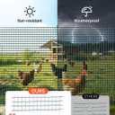 VEVOR Temporary Fence with Posts, 3 x 98.4 FT Plastic Mesh Fencing, Garden Safety Fences Netting with Double-Spike Stakes & Guy Ropes, Temporary Fence for Dogs, Chickens, Plants, Outdoor Yards