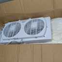 Comfort Zone 9-Inch 3-Speed Reversible Twin Window Fan Dual Blade Window Exhaust Fan with Auto-Locking Expanders, 22.25" to 33" Wide Tabletop Feet & Removable Bug Screen included