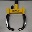 Tevlaphee Universal Wheel Lock Heavy Duty Security Trailer Wheel Lock Anti Theft Wheel Locks for Cars SUV Camper Motorcycle Trailer Great Deterrent Bright Color with 3 Keys (Red-Yellow)