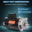UST1152/UCT1152 1 1/2HP Pool Pump Motor, 56J Frame Swimming Pool Pump Motor | 115/230V, 3450 RPM, 303 Stainless Steel Shaft, Replacement Motor for Outdoor/Indoor Swimming Pool