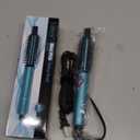 Mini Thermal Brush 3 Temperature Adjustable, 3/4 Inch Travel Curling Iron for Short Hair, Heated Round Brush for Touch-ups and Small Curls, Lightweight Curling Wand for Thin Hair, Dual Voltage