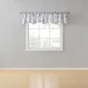 2 x Colette Lined Rod Pocket Valance (52"W x 17"L (Pack of 1), Denim)