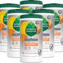Seventh Generation Disinfecting Multi Surface Wipes, Botanical Disinfectant, 70 Count, Pack of 6