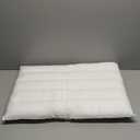 MINUPWELL Ultra Flat Pillows for Sleeping Thin, 7D High Support 2.5 inch Height Ultra Thin Pillows,Slim Bed Pillows for Stomach Sleeper,Standard Size -18x26 in (White)