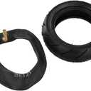 6 Inch 150x50 Solid Rubber Tire Set Inner Tube Outer Tire Replacement Parts for Electric Skateboard Surfing Scooter Wheels Off Road Accessories Black(Inner+outer tire)