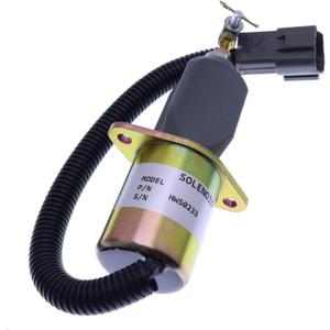 Holdwell Stop Solenoid SA-4673-S compatible with Yanmar Engine Hyundai Small Excavator 12Vdc