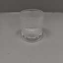 VUNDO Ribbed Whiskey Glasses Set of 8, 12 Oz Lead-Free Crystal Heavy Base Barware Glass, Perfect for Bourbon Rocks Cocktail Scotch Drinking