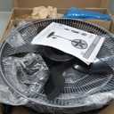 Lasko Oscillating Pedestal Fan Bundle with Remote Control, 4 Speeds, Adjustable Height, 18" Black, S18440 and 1843 Models