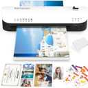 Thermal Laminator, 8.5x11 Laminator, 9 Inch Laminater Machine with 12 Laminating Sheets, A4/A5/A6 Personal Hot Cold Laminating Machine for Home School Teachers Office, Anti-Jam