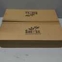 Sooyee Clear Acrylic Tray Decorative,16" x 12" Plastic Serving Trays for Coffee Table,Kitchen,Bathroom,Food,Vanity Countertop,Large Ottoman Tray with Handles