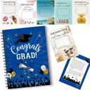 Zhanmai College Gift Card Book 7 x 5 Inch Graduation Gift Card Book 2026 College Survival Booklet Organizer Leaving Home High University School Birthday Care Package Cash Holder(Congrats Grad)