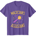 Magician Assistant Costume Kids Birthday Christmas T-Shirt, 6