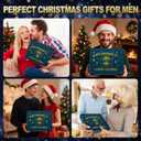 Christmas Stocking Stuffers for Men, Beard Care Grooming Gifts with Assorted Beard Balm Beard Oil and Relaxing Spa Gifts Christmas Gifts for Husband Father Boyfriends Young Men