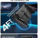 HIERYQHE Silicone Case for ASUS ROG Xbox Ally X 2025, Built-In Kickstand, Full-Body Shockproof Protective Cover,Anti-Slip & Scratch-Resistant TPU Skin, Ergonomic Grip Cover for ROG Ally X 2025,Black