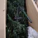 Puleo International 9 Foot Pre-Lit Slim Balsam Fir Artificial Christmas Tree with 800 Clear Lights