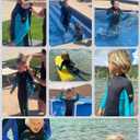 Hevto Kids Wetsuit for Boys Girls Toddler Youth 3/2mm Neoprene Full Wet Suits in Cold Water for Swimming Surfing Diving (XXL)