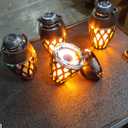 Outdoor Bluetooth Speaker Gifts for Men,Him with LED Flame Effect,Unique Gifts for Men Him Dad，IPX5 Waterproof Portable Tiki Torch Atmosphere Decoration for Party|Patio|Garden with Stake&Hook&Pole, 4 pack