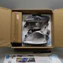 Nilight Headlight Assembly Compatible with 1997 1998 1999 2000 2001 2002 2003 Ford F-150 Expedition Black Housing Amber Reflector